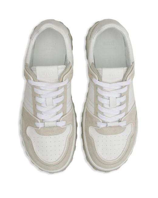 AMI White Walk Sneakers