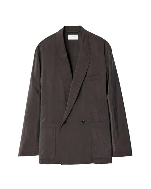 Lemaire Black Light Double-Breasted Jacket for men
