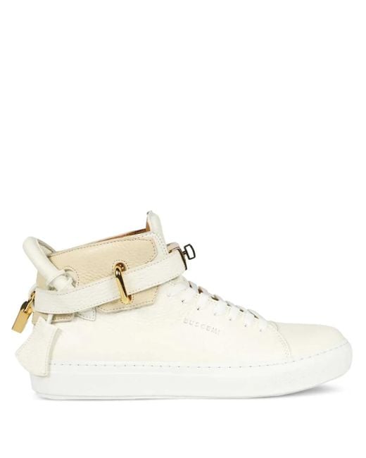 Buscemi Natural Alce Leather Sneakers for men