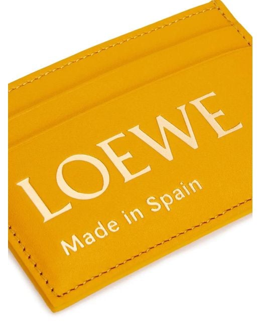 Loewe レディース イエロー カードケース