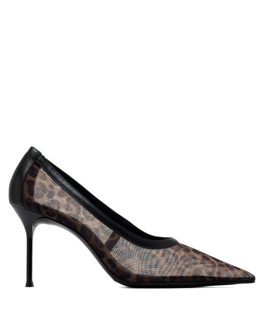 SCHUTZ SHOES レオパード パンプス Brown