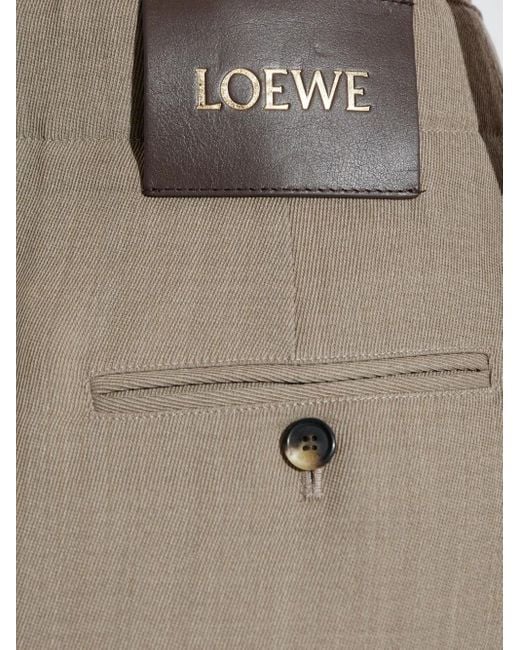 Pantalones cortos con cinturón Loewe de color Gray