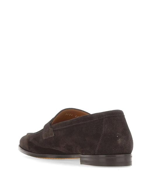 Doucal's White Buckle-Strap Suede Boat Shoes for men