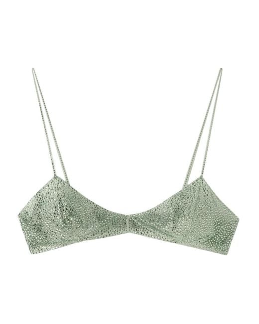 Ermanno Scervino ビジュートリム ブラ Green