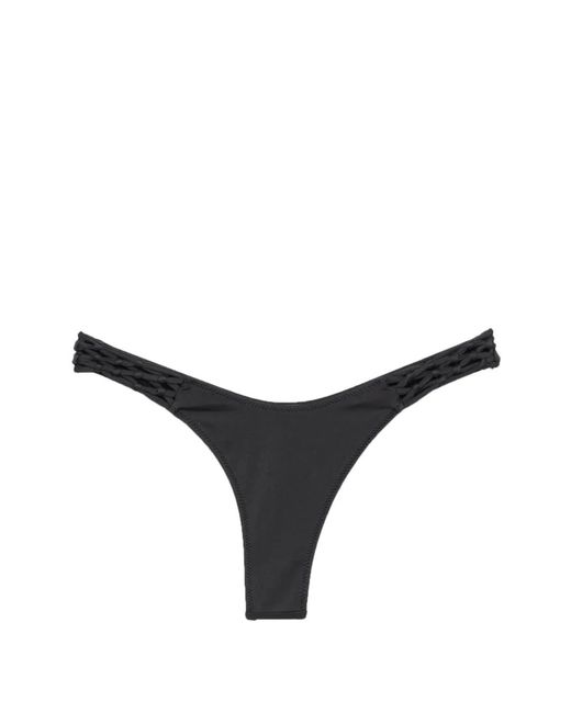 Frankie's Bikinis Natural X Jennie Encore Braided-Strap Bikini Bottoms