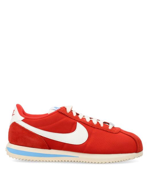 Nike Red Cortez Low-top Sneakers