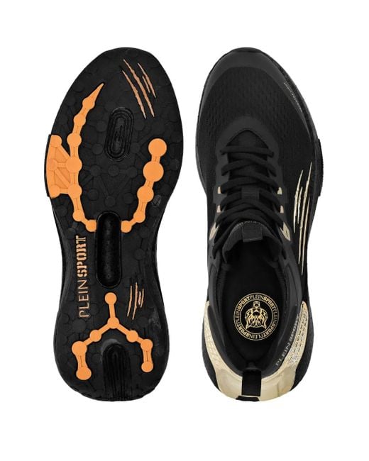 Philipp Plein Black Runner Ps Extra Light Sneakers