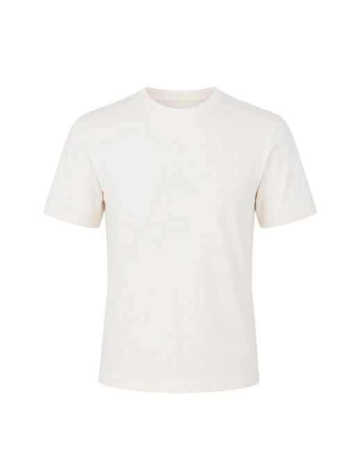 Gran Sasso White Crew-Neck T-Shirt for men