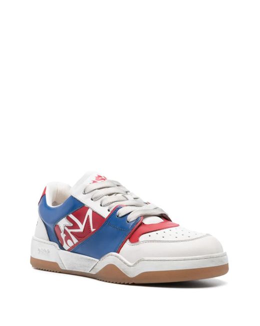 DSquared² Blue Spiker Sneakers for men