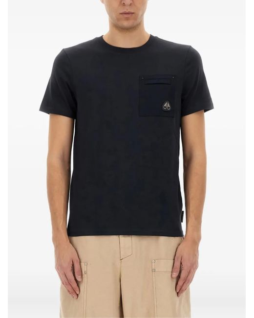 Moose Knuckles T-Shirt Mit Taschendetail in Black für Herren