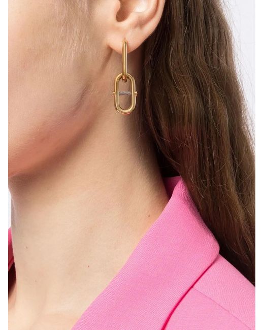 Charriol Metallic St. Tropez Mariner Cable-Link Earrings