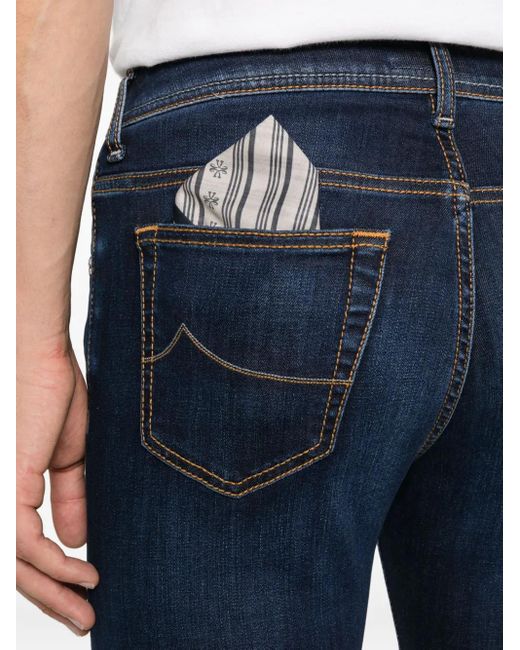 Jacob Cohen Jeans im Five-Pocket-Design in Blue für Herren