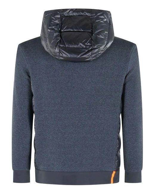 Rrd Blue Hooded Zip Jacket for men