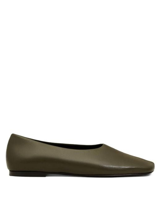 Ballerine Bicolore di AMI in Green
