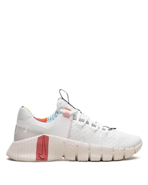 Nike White Free Metcon 3 "All Petals United" Sneakers