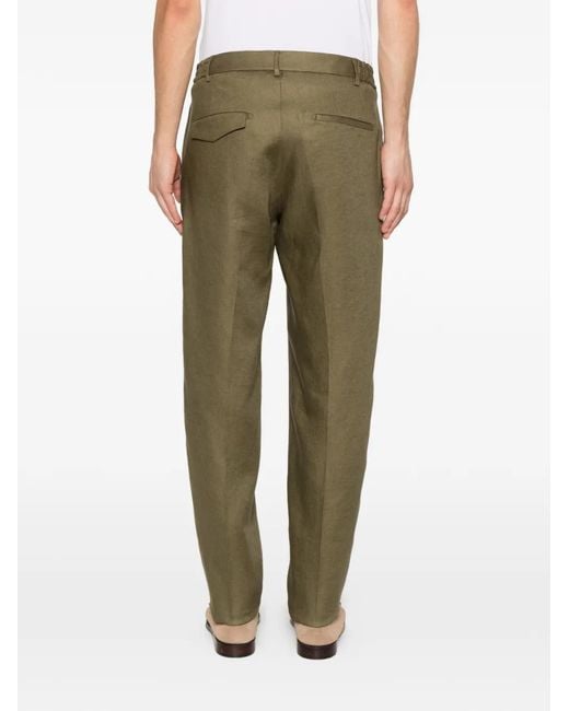 Tagliatore Green Tailored Trousers for men