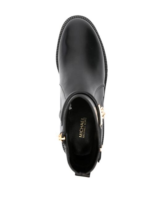 MICHAEL Michael Kors Black Hamilton Flat Bootie