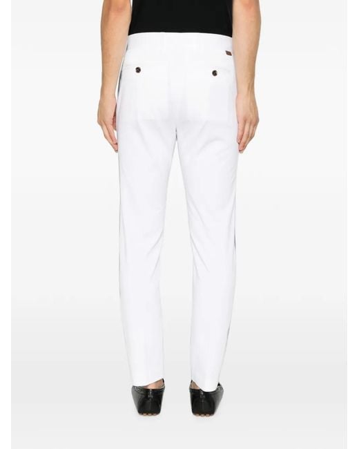 Tom Ford White Belt-Loop Pocket Trousers for men