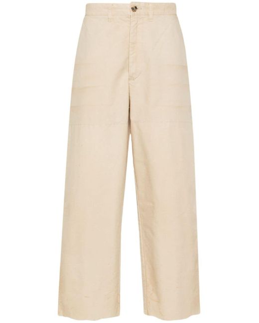 Pantalon en coton à coupe fuselée Golden Goose Deluxe Brand pour homme en coloris Natural