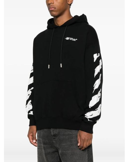 À sweat à capuche blanc Off-White c/o Virgil Abloh pour homme en coloris Black