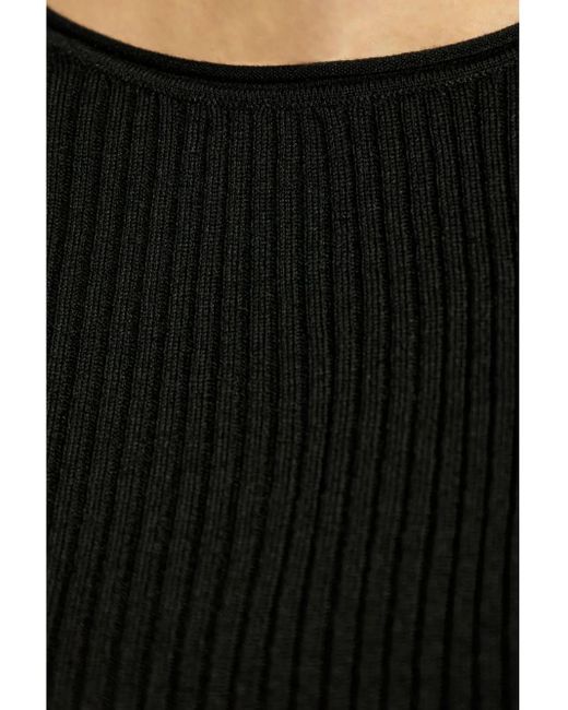 DIESEL Black M-Sleshs Knitted Top