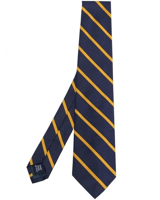 Polo Ralph Lauren Blue Stripe-Print Tie for men