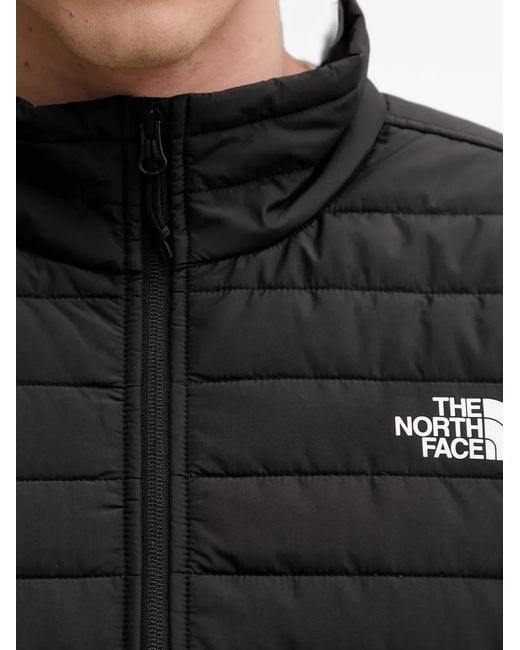 The North Face Black Canyonlands Quilted Logo-Print Padded Jacket for men