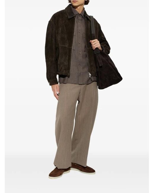 POSA Brown Nautica Suede Shoes for men
