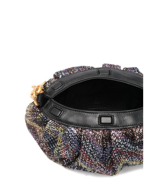 Bolso De Hombro Con Motivo En Zigzag Missoni de color Gray