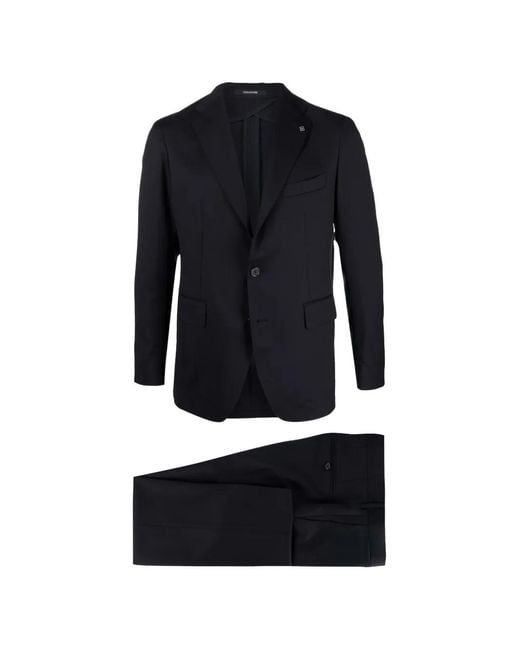 Tagliatore Blue Single-Breasted Suit for men