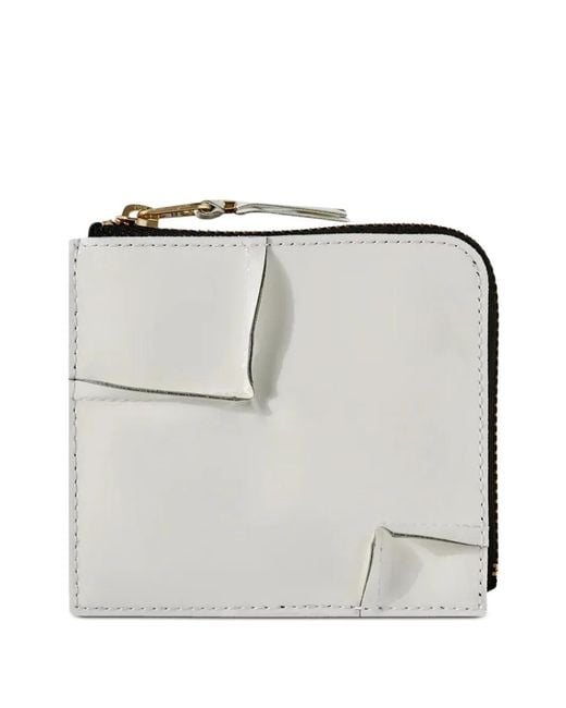 Comme des Garçons White Zip Wallet