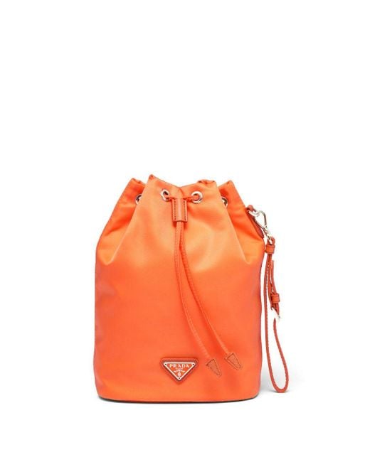 Prada mini bucket online bag nylon