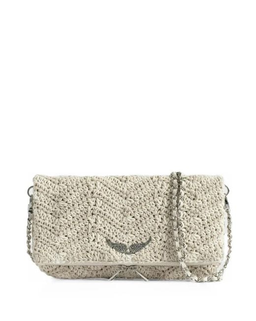 Zadig & Voltaire Gray Rock Shoulder Bag