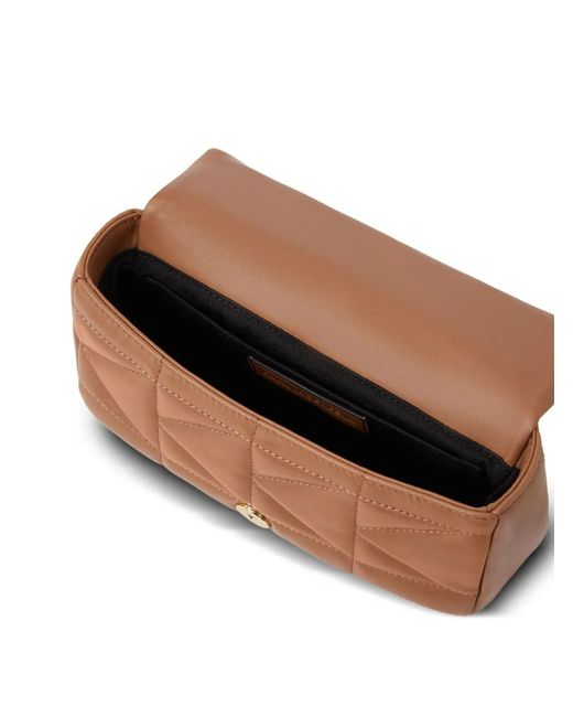 Karl Lagerfeld Brown Small K/Kuilt Crossbody Bag