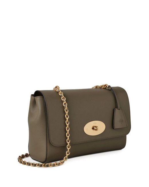 Mulberry Brown Medium Lily Leather Shoulder Bag