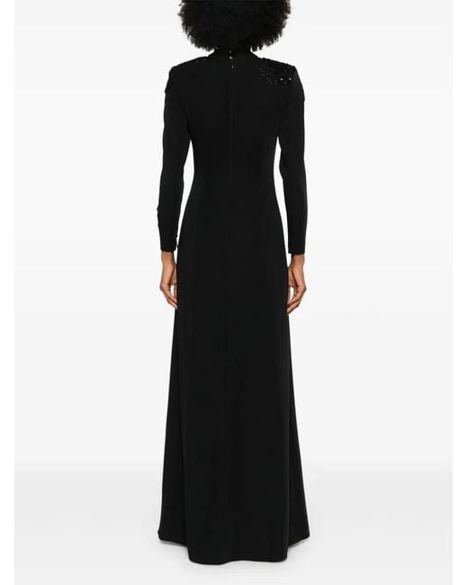 Cristallini Black Nemesis Maxi Dress