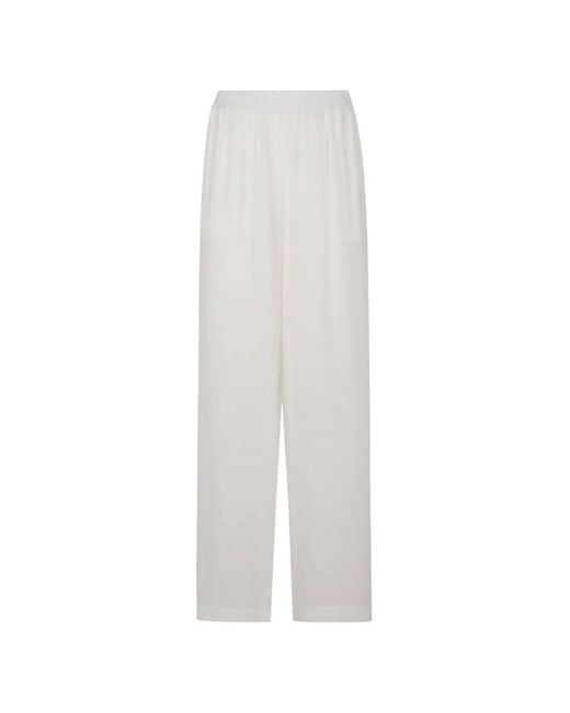 Gianluca Capannolo White Elasticated Trousers