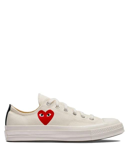 COMME DES GARÇONS PLAY White Baskets Chuck 70 X Converse