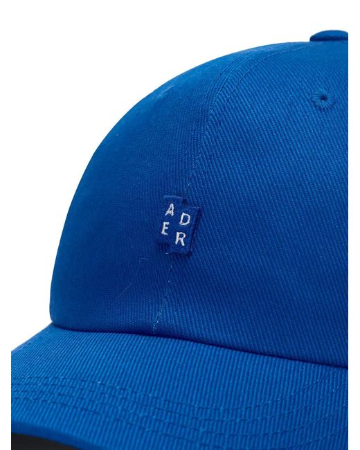 Adererror Blue Logo-Patch Hat