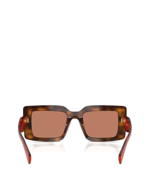 Prada Pink Lunettes De Soleil À Monture Effet Écaille De Tortue