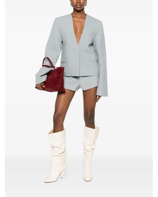Sir Blue V-Neck Blazer