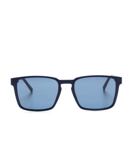 Tommy Hilfiger Sonnenbrille mit eckigem Gestell in Blue für Herren