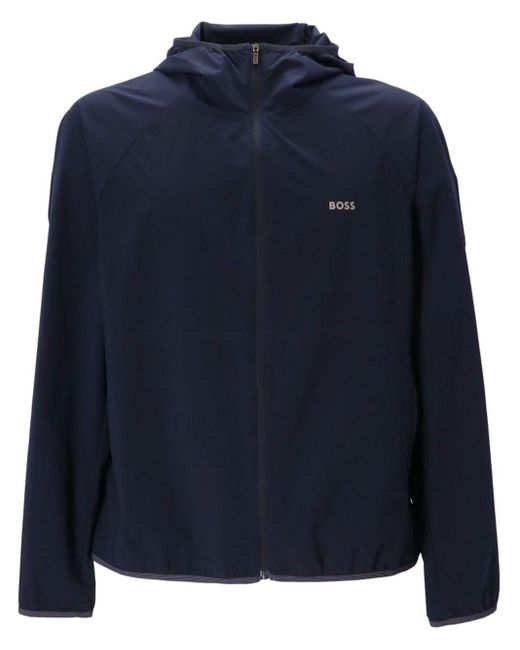 Veste légère à logo imprimé BOSS by HUGO BOSS pour homme en coloris Bleu |  Lyst