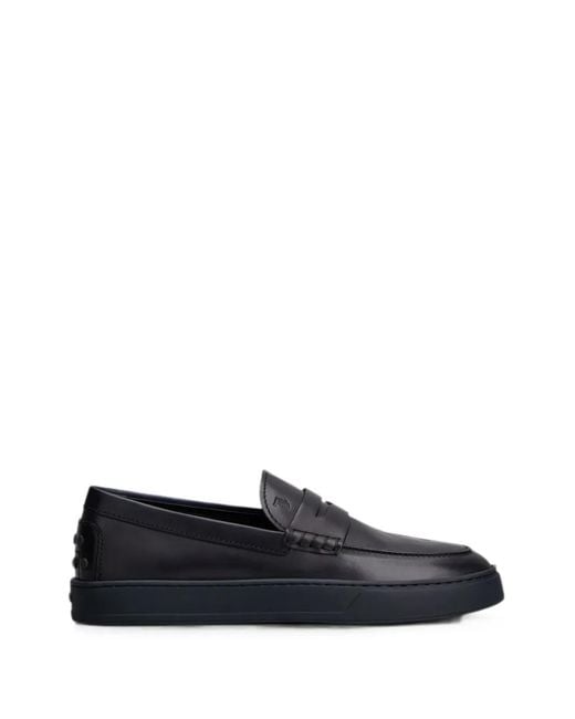 Tod's Loafer Aus Leder in Blue für Herren