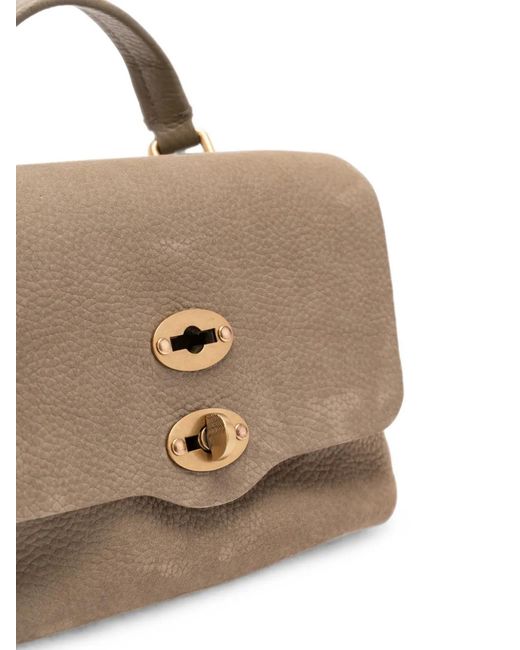 Zanellato Metallic Baby Postina Stud-Embellished Tote Bag