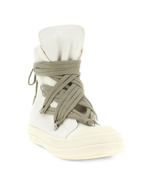 Rick Owens Natural Megalace Sneakers for men