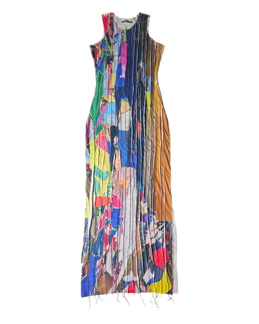 Borbala White Printed Maxi Dress