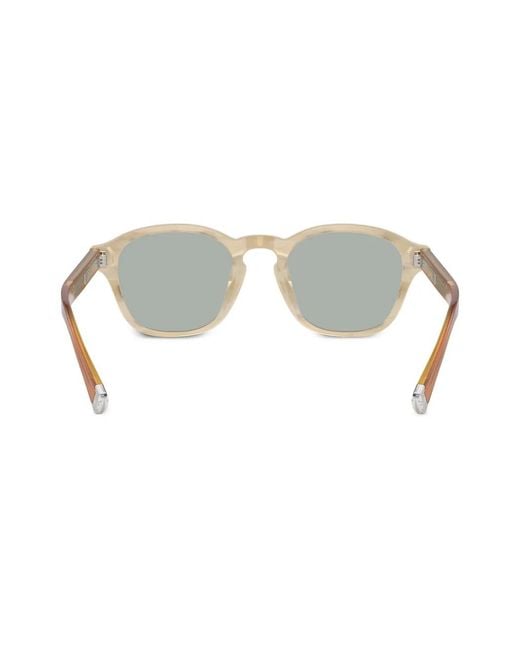 Brunello Cucinelli Gray Bc4006S Round-Frame Sunglasses