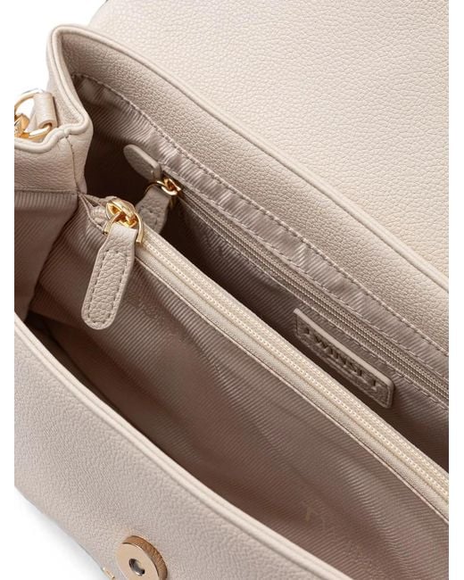 Twinset Natural Logo-Plaque Knotted-Handle Shoulder Bag