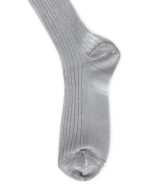 Prada White Cotton Socks